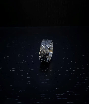 021_Giovanni Raspini anello a fascia in  argento cod: 11320/24