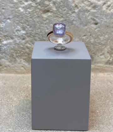 Anello argento rosa con pietra semipreziosa cod: 00132119
