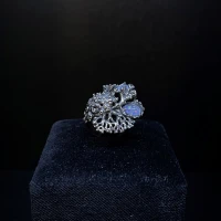 021 Giovanni Raspini anello argento con pietre naturali cod: 10467/16