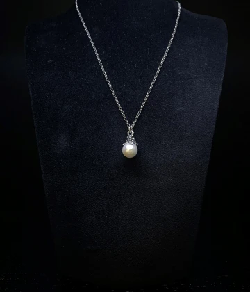 021 Giovanni Raspini collana argento e perla naturale  cod: 11106