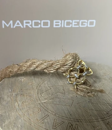 (012)Marco Bicego anello oro e brillanti cod: AB355-B (YW-M5-15,0)